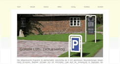 Desktop Screenshot of galerie-lueth.de